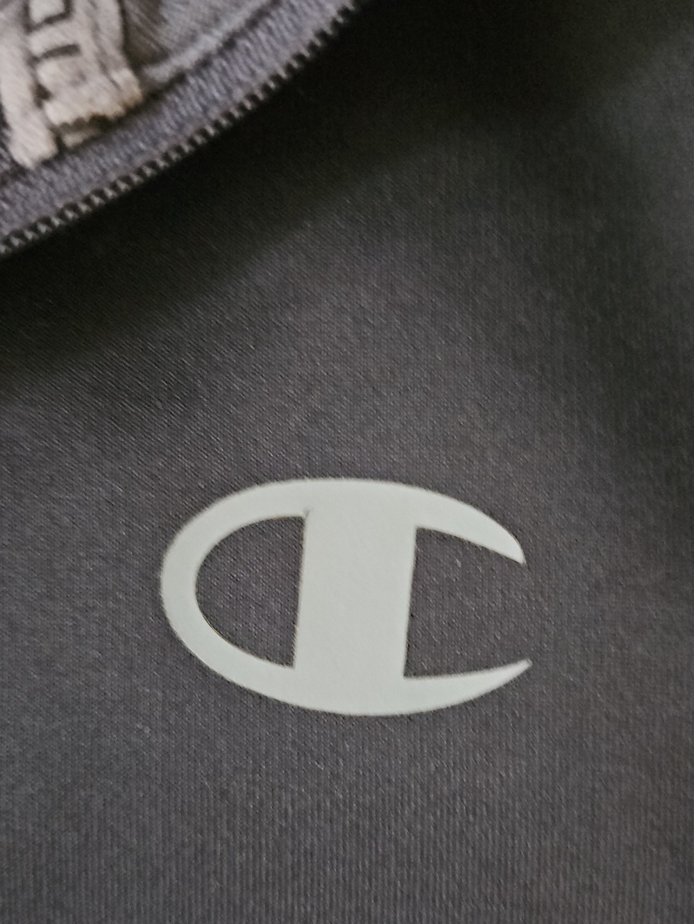 Mens Champion Quarter Zip Large - Picture 4 of 5